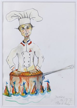 DURIEZ JEAN PIERRE (n. 1949) - Chef à cuire.