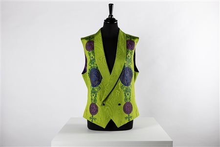 Gianni Versace - Gilet da uomo color verde, S/S 1991