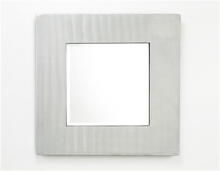 Lorenzo Burchiellaro Specchio da parete con cornice in alluminio pressofuso sati