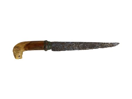 COLTELLO DATAZIONE: Veneto XV sec. d. C. Coltello in ferro con lama...