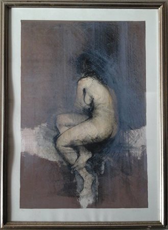 Giuseppe Ajmone - Figura - Litografia cm.70x50 es.15/125