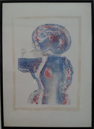 Carlo Berté - Figura 1972 - Litografia cm.70x50 es.PA