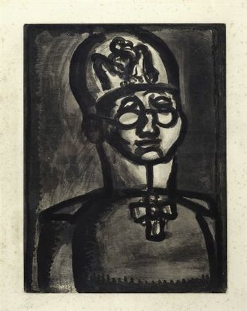 Georges Rouault (Parigi, 1871 - 1918) Miserere, 1922 Litografia, mm. 502x386...