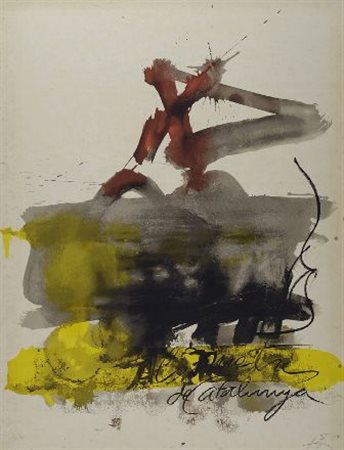 Antoni Tapies (Barcellona, 1923 - Barcellona, 2012) Als Mestres de Catalunya,...