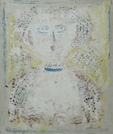 Massimo Campigli (Berlino, 1895 - St. Tropez, 1971) Figura, 1963 Olio su...