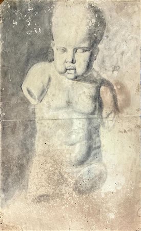 Disegno raffigurante scultura, Leon Dabo (Parigi 1864 - New York 1960)....