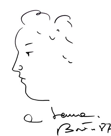 Fernando Botero (Medelin 1932)  - Profilo di Laura, 1987