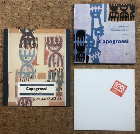 GIUSEPPE CAPOGROSSI - Lotto unico di 3 cataloghi