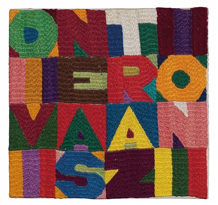 Alighiero Boetti (1940-1994), Divine astrazioni, 1987 ca.