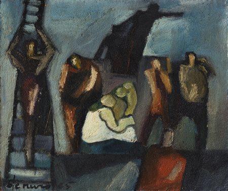 ANTONIO DE MURO (1924) - Senza Titolo, 1965