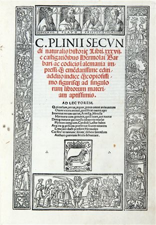 PLINIO, Gaio Secondo (23-79 d.C.) - Naturalis historiae libri XXXVII - Prima pa