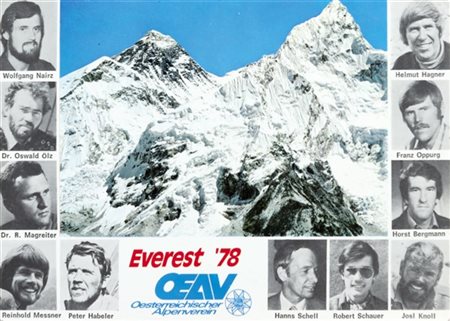 [ALPINISMO - EVEREST] - Posta dall'Himalaya. 8 maggio 1978. 

Cartolina inviata