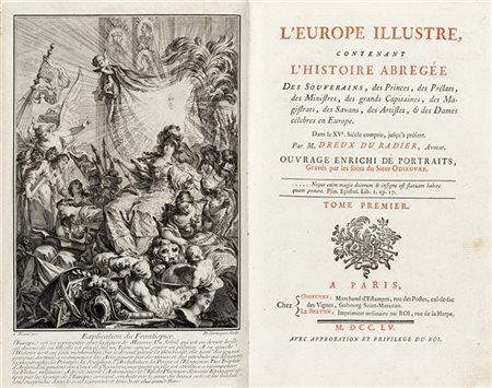 DREUX DU RADIER, Jean François (1714-1780) - L'Europe illustre, contenant l'his