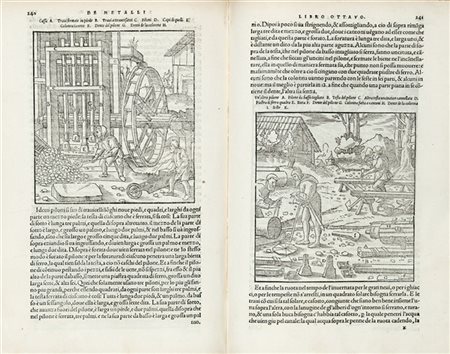 AGRICOLA, Georgius (1494-1555) - De l'arte de metalli. Basilea: per Hieronimo F