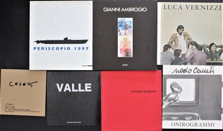 LOTTO DI SETTE OPUSCOLI/LIBRI Cesetti Valle Osvaldo Spagnulo Nado Canuti,...