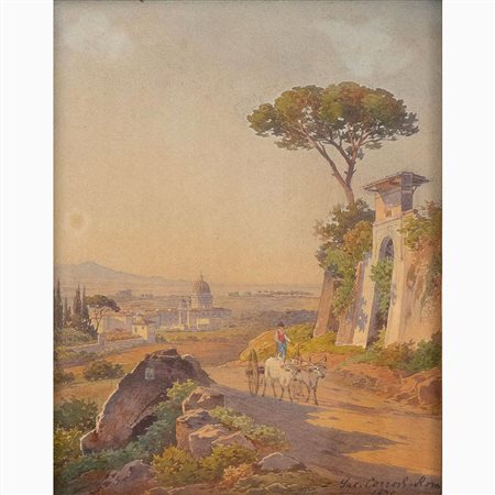Veduta di San Pietro da Monte Mario, 1871