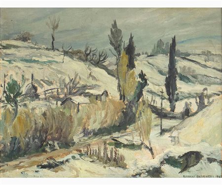 Paesaggio innevato, 1945