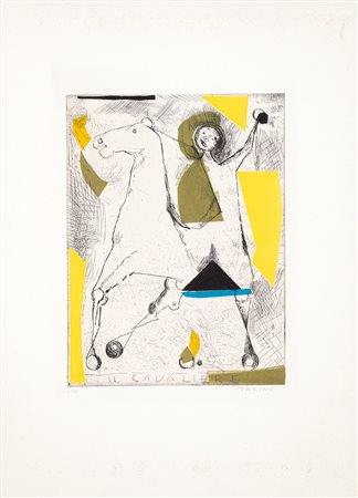 MARINO MARINI (1901-1980) - Il cavaliere, 1956/1976