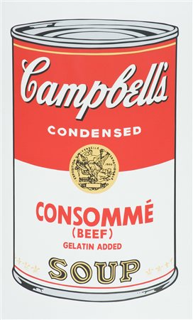 Andy Warhol Soup Stampa offset, cm. 100x64