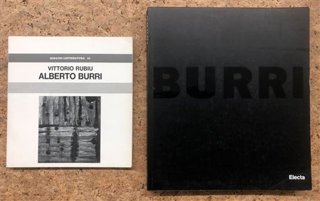 ALBERTO BURRI - Lotto unico di 2 cataloghi