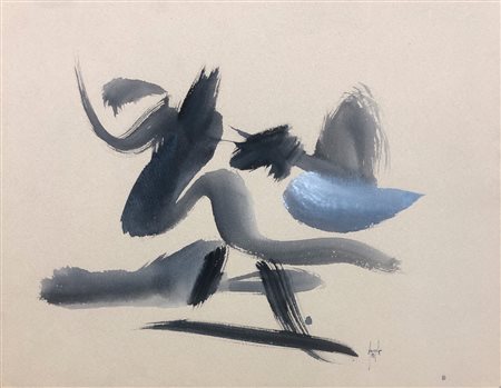 SERGIO DANGELO (1932) - Senza Titolo, 1958