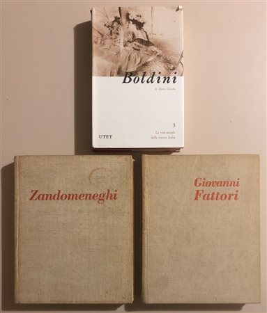 ARTISTI ITALIANI DEL TARDO OTTOCENTO - Lotto unico di 3 cataloghi: