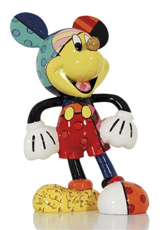 BRITTO ROMERO Recife (Brasile) 1963 Mickey mouse 2010 scultura in plastica...