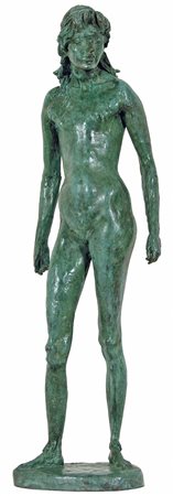 MESSINA FRANCESCO Linguaglossa 1900 - Milano 1995 Beatrice 1959 scultura in...