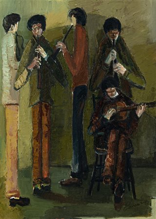ALDO ZACCARIA (1927) - Senza Titolo, 1965