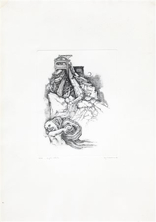 LUIGI TIMONCINI (1928) - Angelo ribelle, 1989