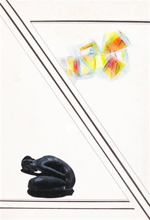 MARTINO MAZZOLENI (1935-1995) - Senza Titolo, 1995