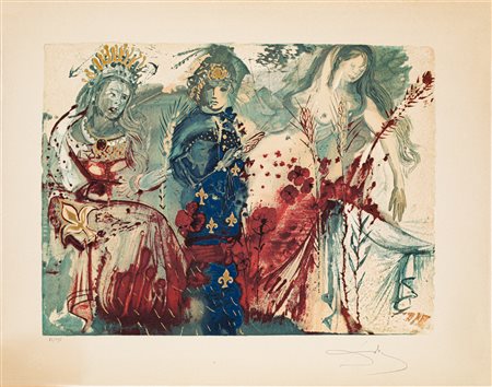 SALVADOR DALÌ (1904-1989) - Les quatre saisons: L'été, 1972