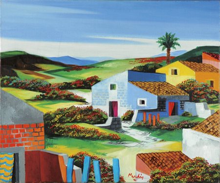 MESCHIS RENZO Palermo 1945 “Paesaggio”