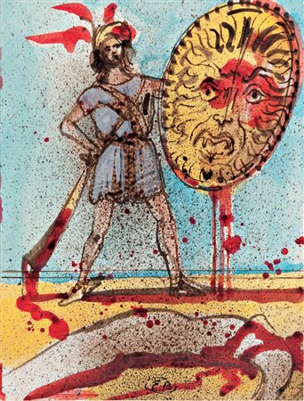 Eugene Berman (San Pietroburgo 1899 ‑ Roma 1972) “The Gorgon‑Perseus killing...