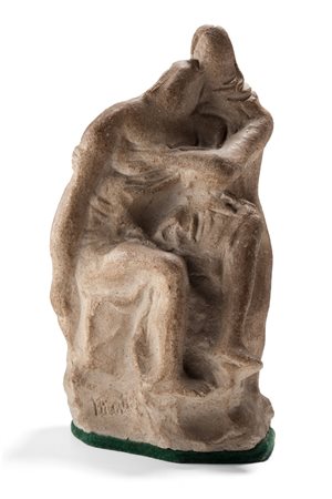 Arturo Martini (Treviso 1889 ‑ Milano 1947) “Pietà” scultura in litoceramica...