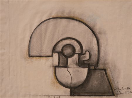 Pietro Cascella (Pescara 1921 - Roma 2008) “Studio di testa” 1971 tecnica...