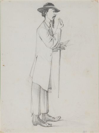 AUGUSTO MAJANI detto Nasica (Budrio 1867 - Buttrio 1959) “Caricatura...