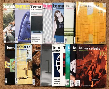 TEMA CELESTE - RIVISTA D'ARTE CONTEMPORANEA - Lotto unico di 17 numeri della rivista