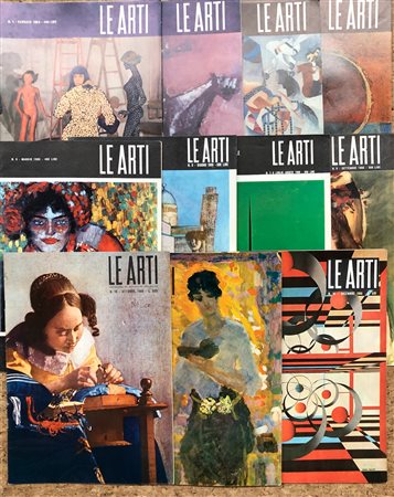 LE ARTI - RASSEGNA DI ATTUALITÀ ARTISTICA - Serie completa dell'annata 1966: