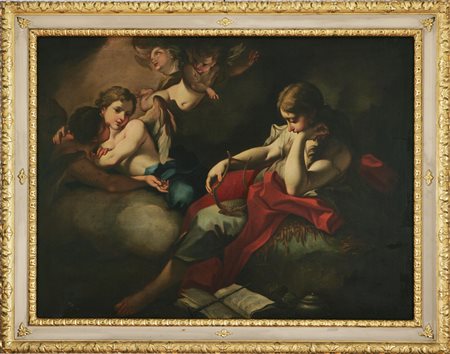 BALESTRA ANTONIO (1666 - 1740) Allegoria della musica. Olio su tela. Cm...