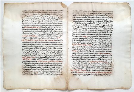 LOTTO DI MANOSCRITTI in lingua araba, probabilment fine XIX secolo - prima...