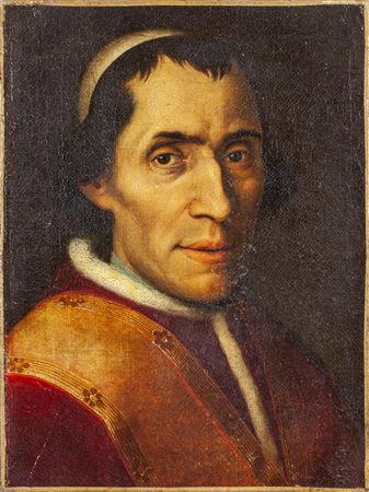 Scuola toscana  sec.XVII "Ritratto di Papa" 