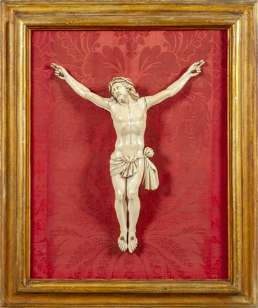 Cristo, grande scultura in avorio Luigi XIV, 