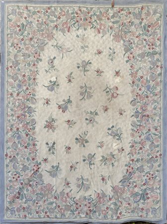 Tappeto europeo ricamato a fiori<br>cm. 260x345