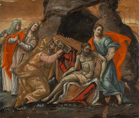 Scuola dalmata sec.XVIII "Compianto sul Cristo 