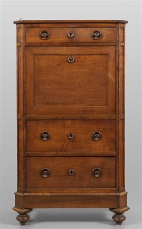 Secretaire in noce sec.XIX<br>cm. 82x45 h. 149