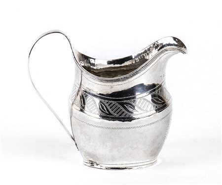 Bricco da latte inglese georgiano in argento 925/1000 - Londra 1802