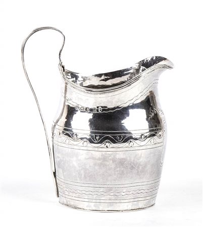 Bricco da latte inglese georgiano in argento 925/1000 - Londra 1799