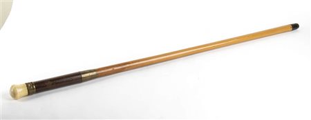 Antico bastone da passeggio inglese accessoriato con cannocchiale - inizio XX secolo