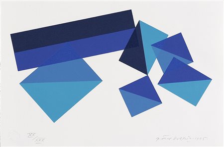 DORAZIO PIERO (1927 - 2005) Senza titolo, 1995. Serigrafia. Cm 24x36. Tir....